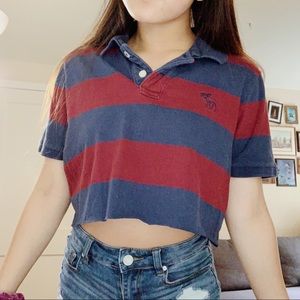 Cropped Polo Shirt